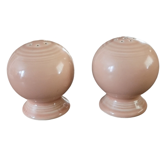 Vintage Fiestaware Ceramic Salt and Pepper Shakers - Picture 1 of 3